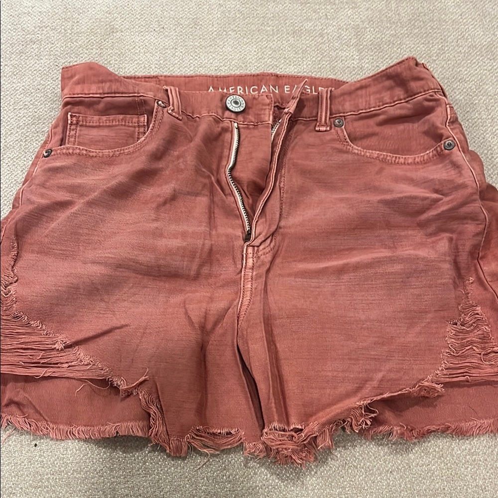 American Eagle Outfitters Women's Reddish Jean Shorts